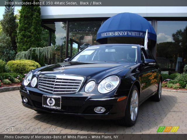2008 Mercedes-Benz E 350 4Matic Sedan in Black