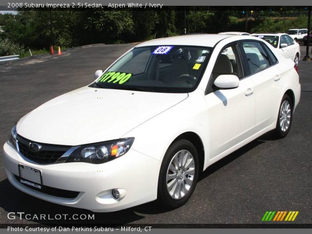2008 Subaru Impreza 2.5i Sedan in Aspen White
