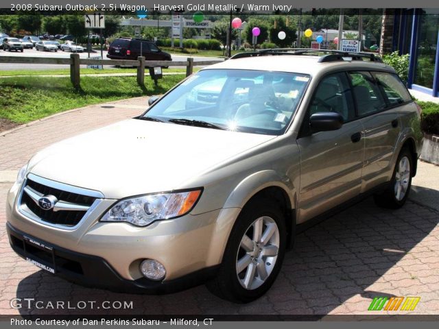 2008 Subaru Outback 2.5i Wagon in Harvest Gold Metallic