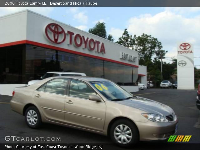2006 Toyota Camry LE in Desert Sand Mica