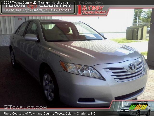 2007 Toyota Camry LE in Titanium Metallic