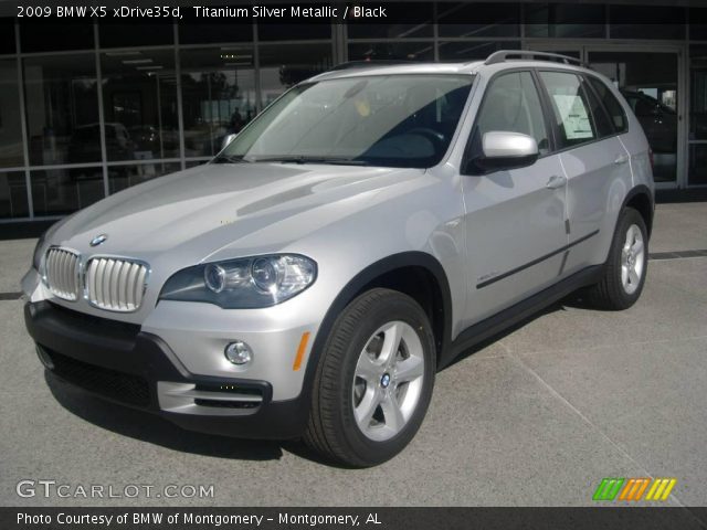 2009 BMW X5 xDrive35d in Titanium Silver Metallic