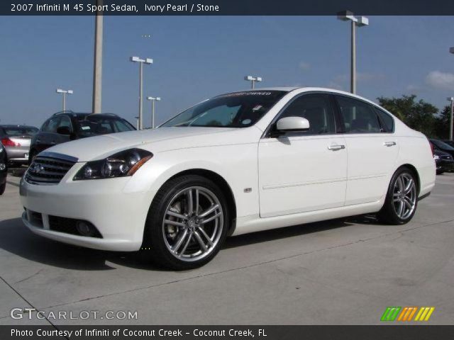 2007 Infiniti M 45 Sport Sedan in Ivory Pearl
