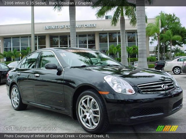 2006 Infiniti G 35 Sedan in Black Obsidian