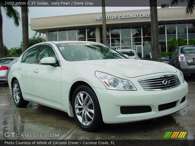 2007 Infiniti G 35 Sedan in Ivory Pearl