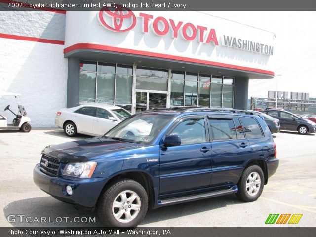 2002 Toyota Highlander Limited 4WD in Indigo Ink Pearl