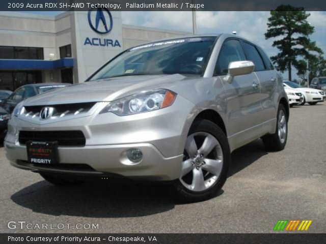 2009 Acura RDX SH-AWD Technology in Palladium Metallic