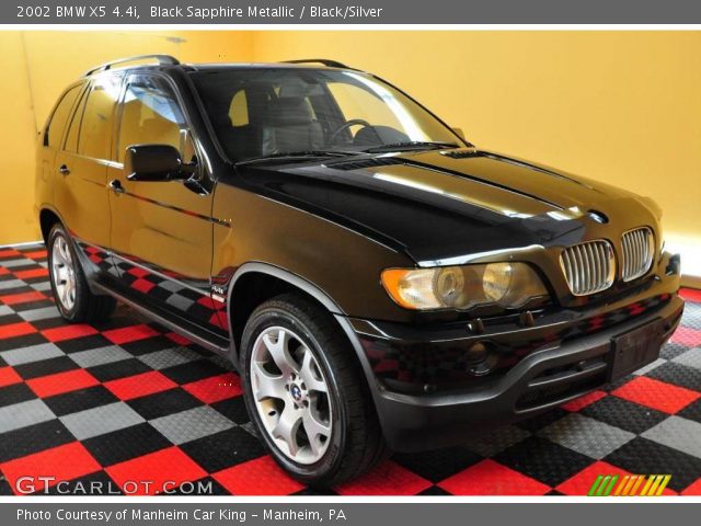 2002 BMW X5 4.4i in Black Sapphire Metallic