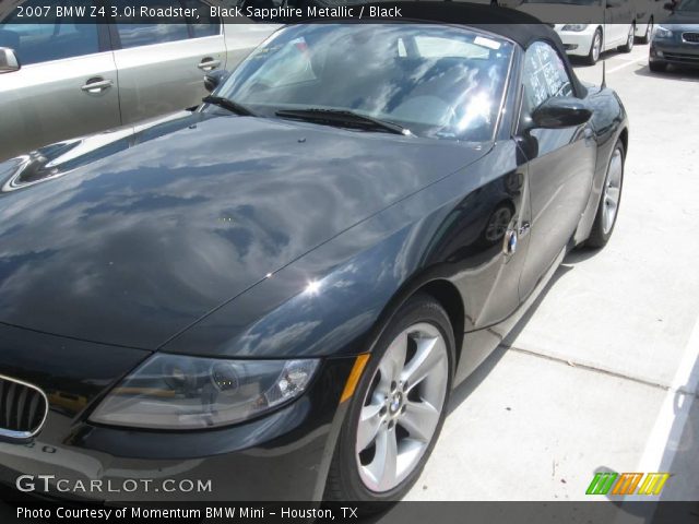 2007 BMW Z4 3.0i Roadster in Black Sapphire Metallic