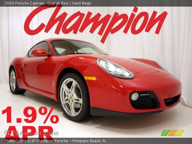 2009 Porsche Cayman  in Guards Red