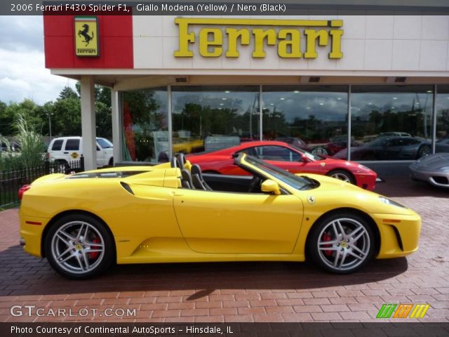 2006 Ferrari F430 Spider F1 in Giallo Modena (Yellow)