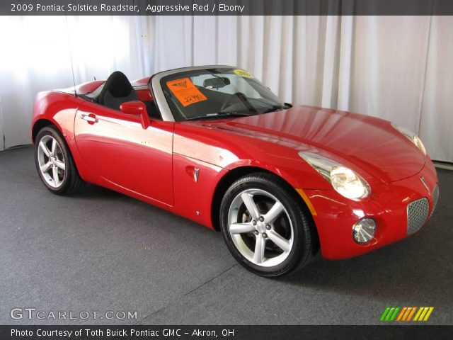 2009 Pontiac Solstice Roadster in Aggressive Red