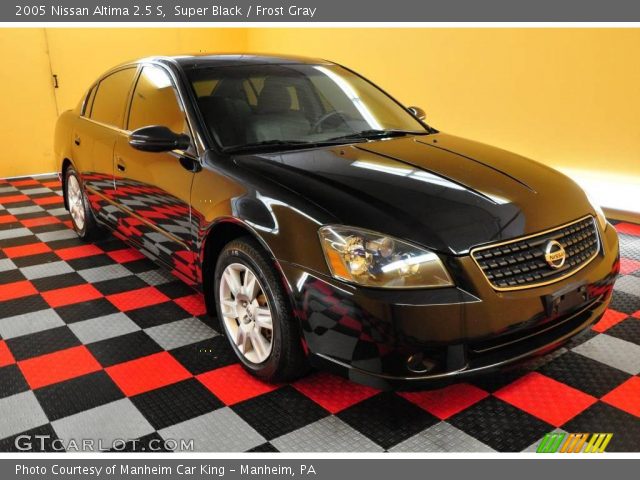 2005 Nissan Altima 2.5 S in Super Black