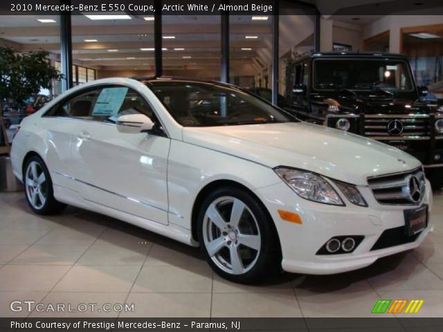 2010 Mercedes-Benz E 550 Coupe in Arctic White