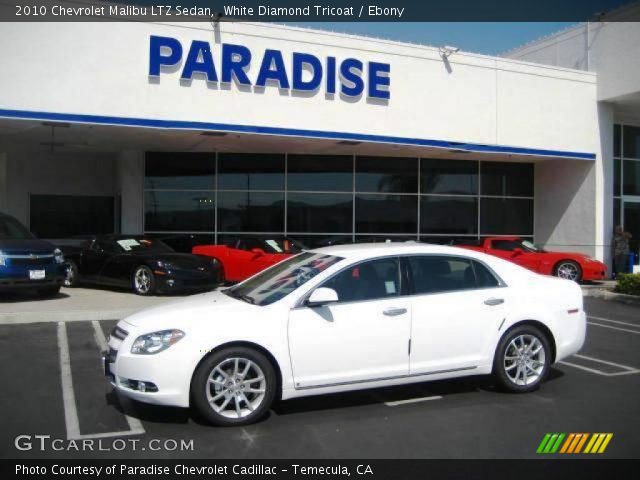 2010 Chevrolet Malibu LTZ Sedan in White Diamond Tricoat