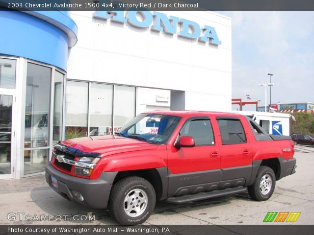 2003 Chevrolet Avalanche 1500 4x4 in Victory Red
