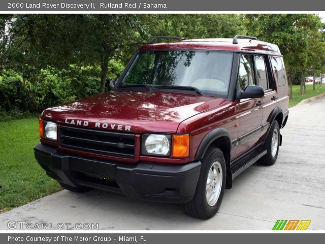 2000 Land Rover Discovery II  in Rutland Red