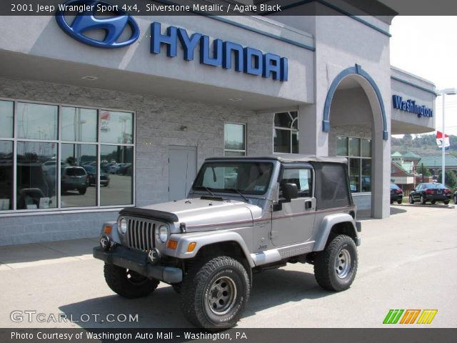 2001 Jeep Wrangler Sport 4x4 in Silverstone Metallic