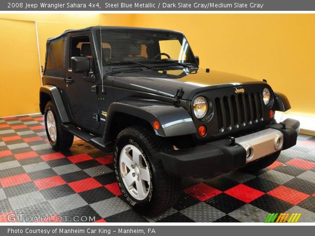 2008 Jeep Wrangler Sahara 4x4 in Steel Blue Metallic