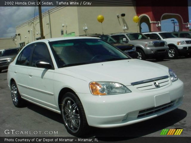 2002 Honda Civic LX Sedan in Taffeta White
