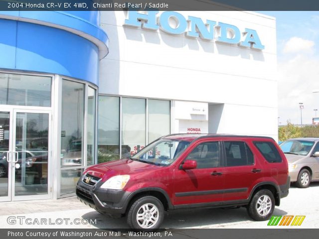 2004 Honda CR-V EX 4WD in Chianti Red Pearl