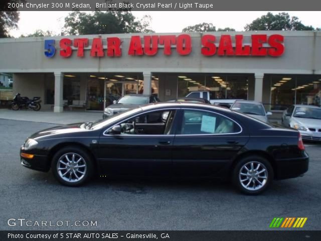 2004 Chrysler 300 M Sedan in Brilliant Black Crystal Pearl
