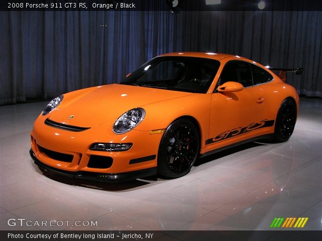 Orange 2008 Porsche 911 GT3 RS with Black interior 2008 Porsche 911 GT3 RS