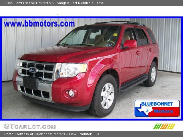 2009 Ford Escape Limited V6 in Sangria Red Metallic