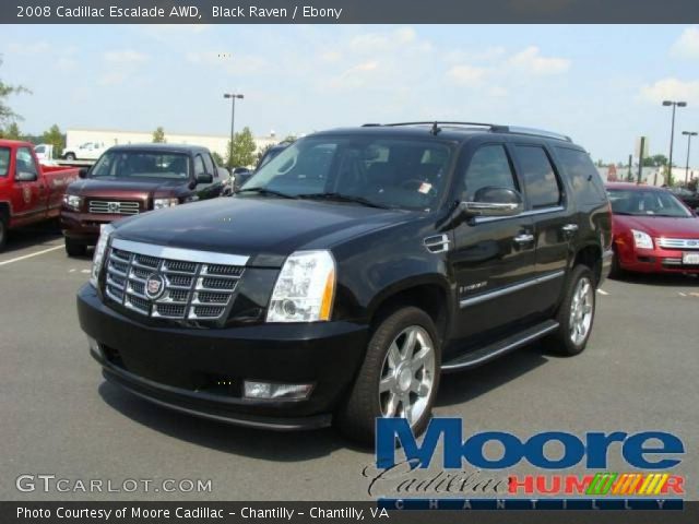 2008 Cadillac Escalade AWD in Black Raven