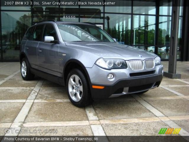 2007 BMW X3 3.0si in Silver Grey Metallic