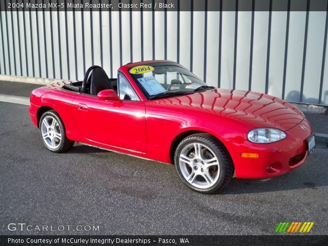 2004 Mazda MX-5 Miata Roadster in Classic Red