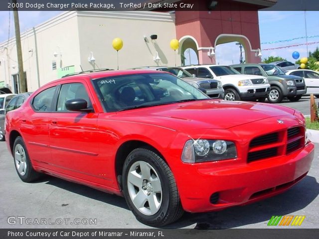 2008 Dodge Charger Police Package in TorRed