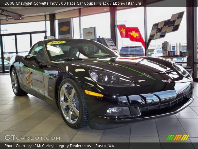 2008 Chevrolet Corvette Indy 500 Pace Car Coupe in Black