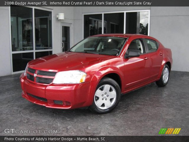 2008 Dodge Avenger SE in Inferno Red Crystal Pearl