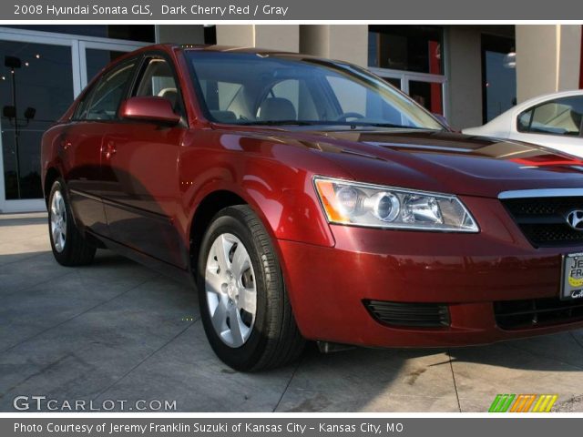 2008 Hyundai Sonata GLS in Dark Cherry Red