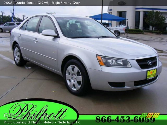 2008 Hyundai Sonata GLS V6 in Bright Silver