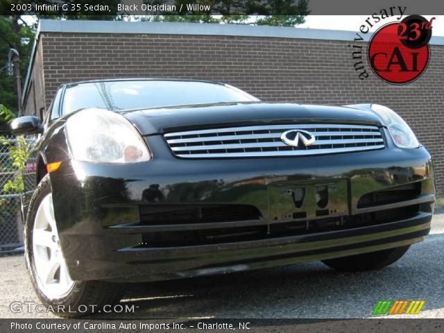 2003 Infiniti G 35 Sedan in Black Obsidian