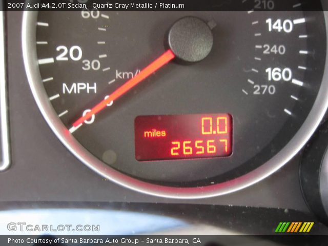 2007 Audi A4 2.0T Sedan in Quartz Gray Metallic