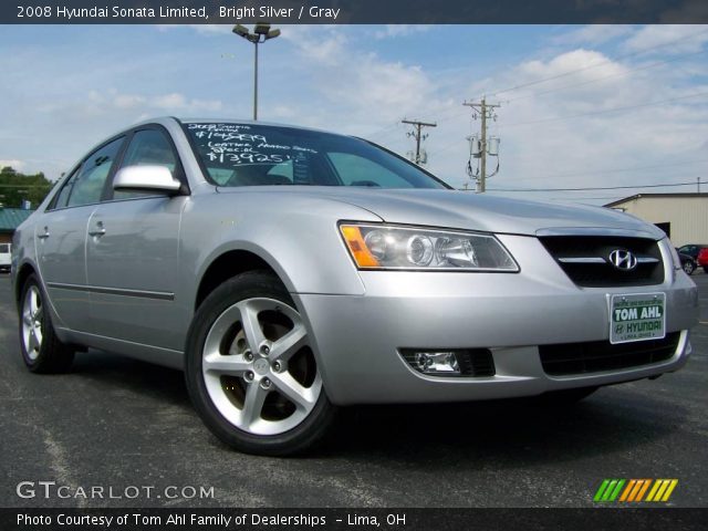 2008 Hyundai Sonata Limited in Bright Silver
