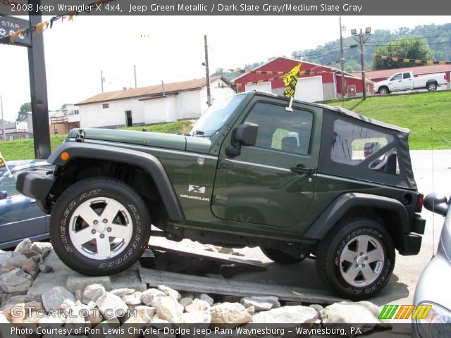 2008 Jeep Wrangler X 4x4 in Jeep Green Metallic