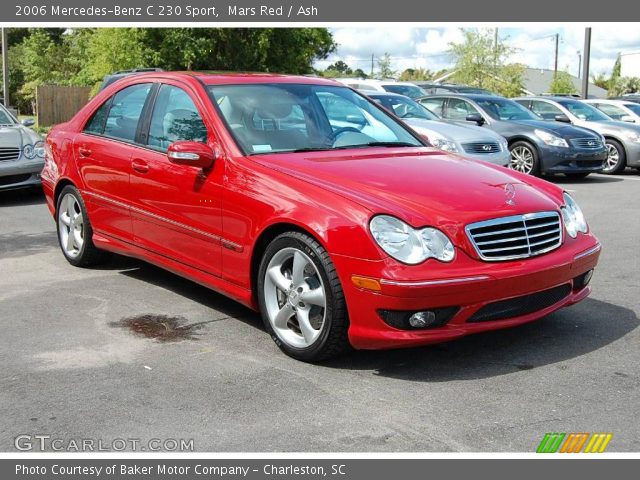 2006 Mercedes-Benz C 230 Sport in Mars Red