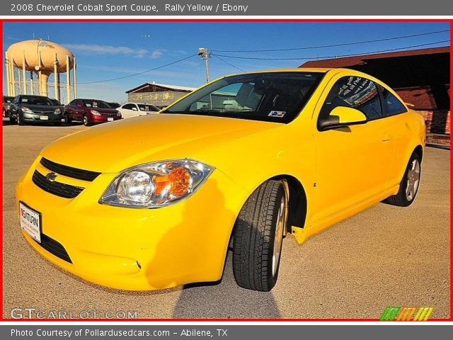 2008 Chevrolet Cobalt Sport Coupe in Rally Yellow
