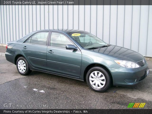 2005 Toyota Camry LE in Aspen Green Pearl