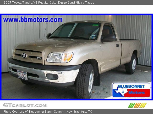 2005 Toyota Tundra V8 Regular Cab in Desert Sand Mica