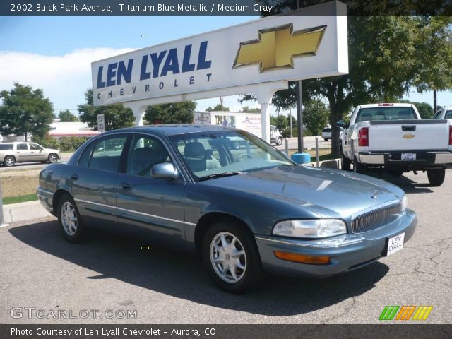 2002 Buick Park Avenue  in Titanium Blue Metallic