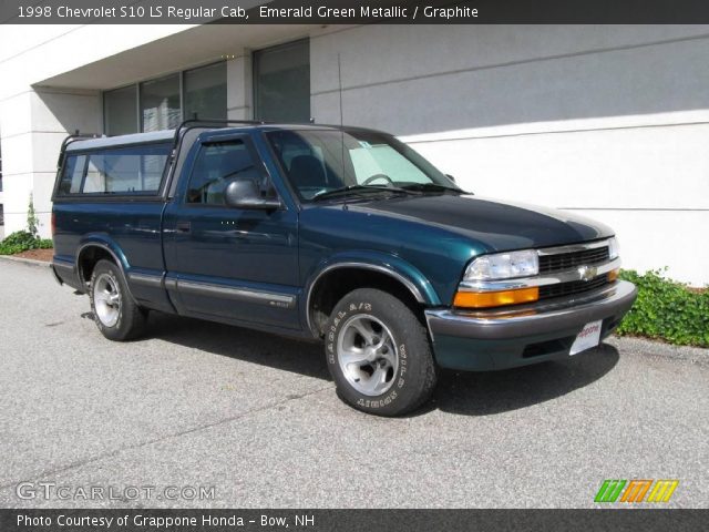 1998 Chevrolet S10 LS Regular Cab in Emerald Green Metallic