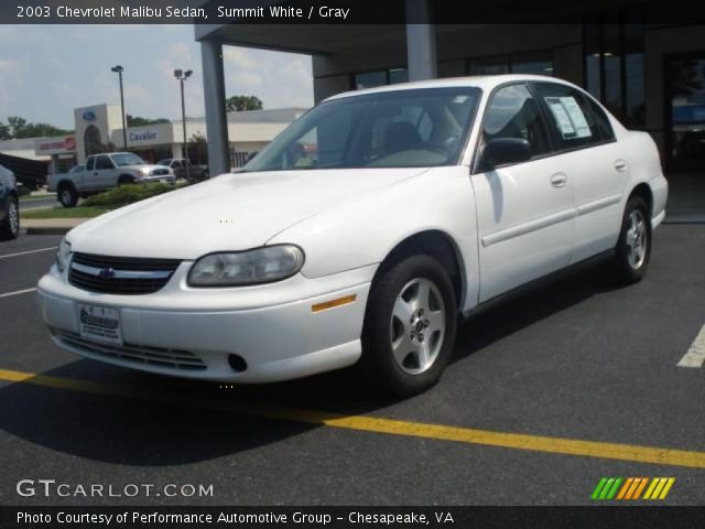 2003 Chevrolet Malibu Sedan in Summit White