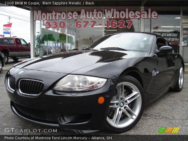 2008 BMW M Coupe in Black Sapphire Metallic