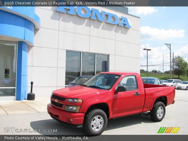 2008 Chevrolet Colorado LS Regular Cab 4x4 in Victory Red