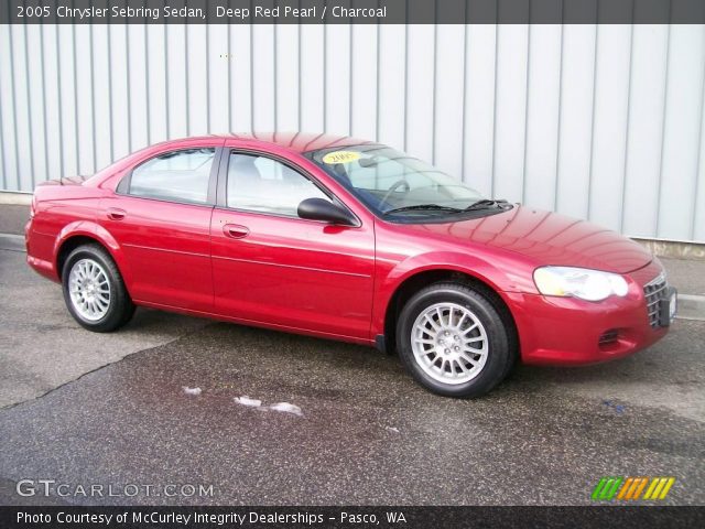 2005 Chrysler Sebring Sedan in Deep Red Pearl